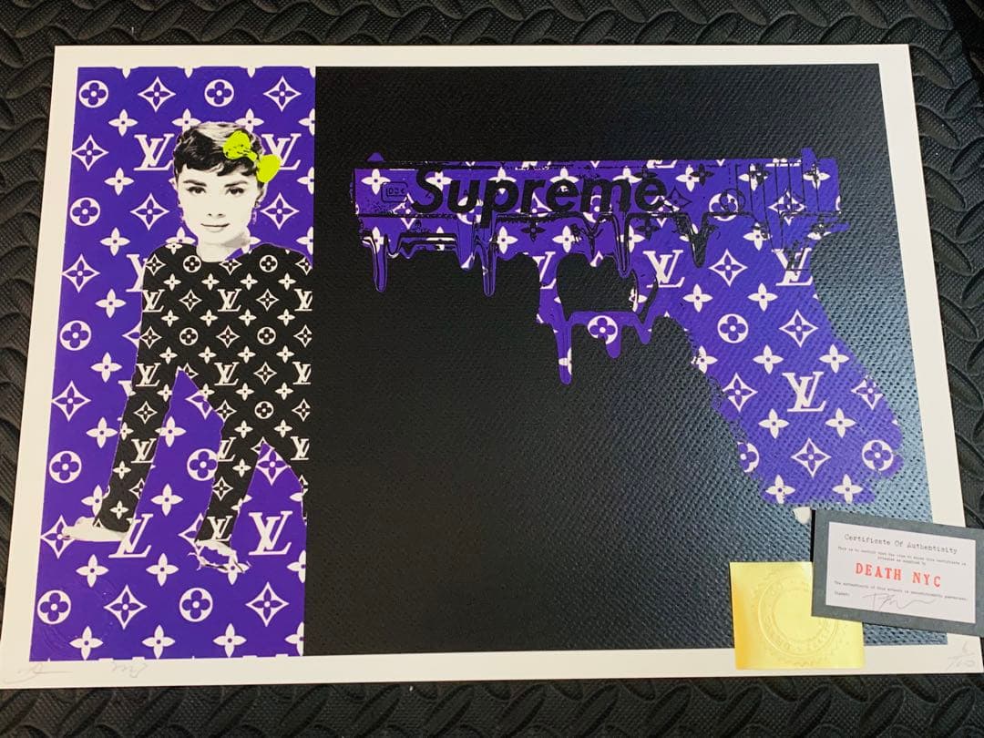 値下げ！世界 限定品正規DEATH NYC ポップアート オードリーヘップバーン