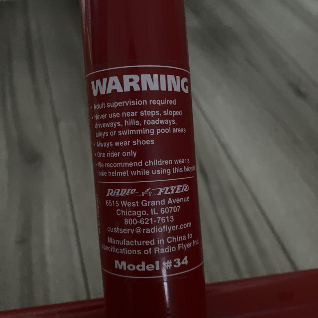 ☆ RADIOFLYER三輪車 クラシカルタイプ#34レトロタイプ☆