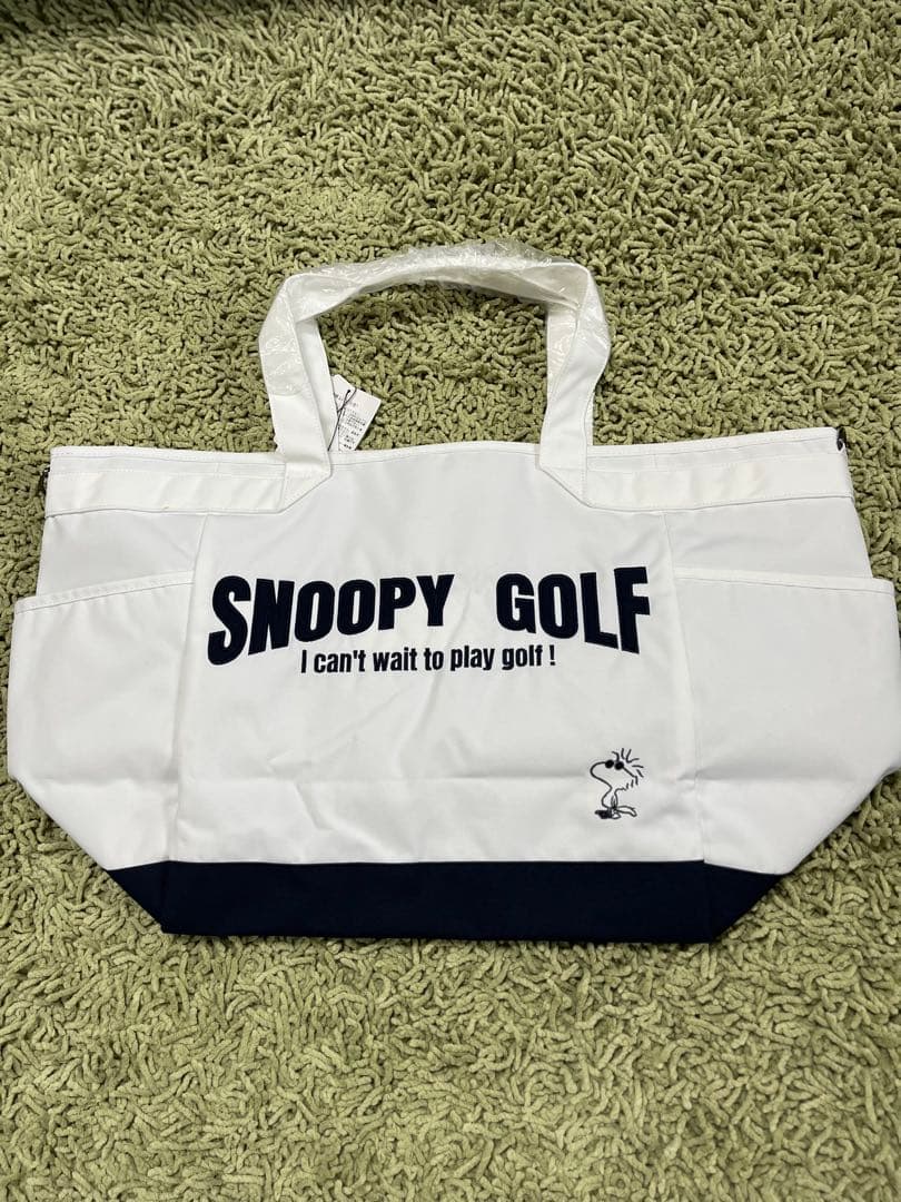 SNOOPY GOLF 大容量トートバッグ　新品タグ付き