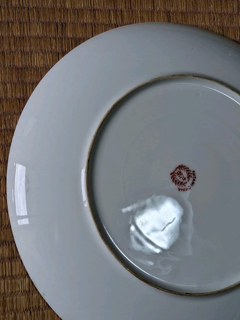 ♦ 希少！輸出用 明治九谷 楼閣山水図 飾り皿 コレクション 骨董品アンティーク