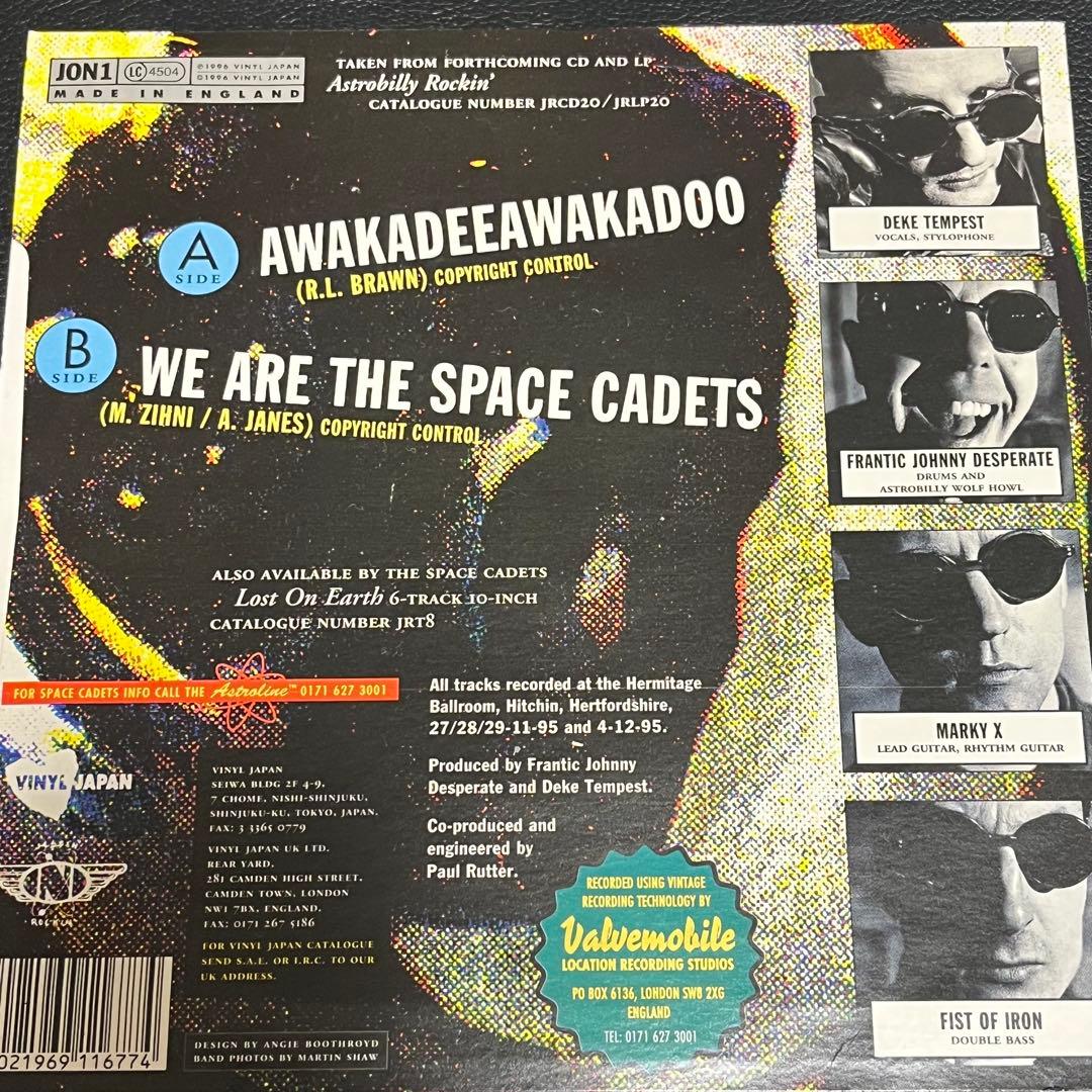 The space cadets 人気盤　7インチ　ネオロカビリー