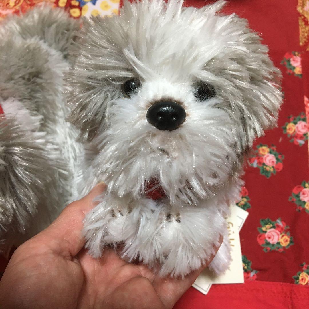 ぬいぐるみ　犬　モフモフ　子犬　クタクタ犬　シーズー　犬　わんちゃんペア