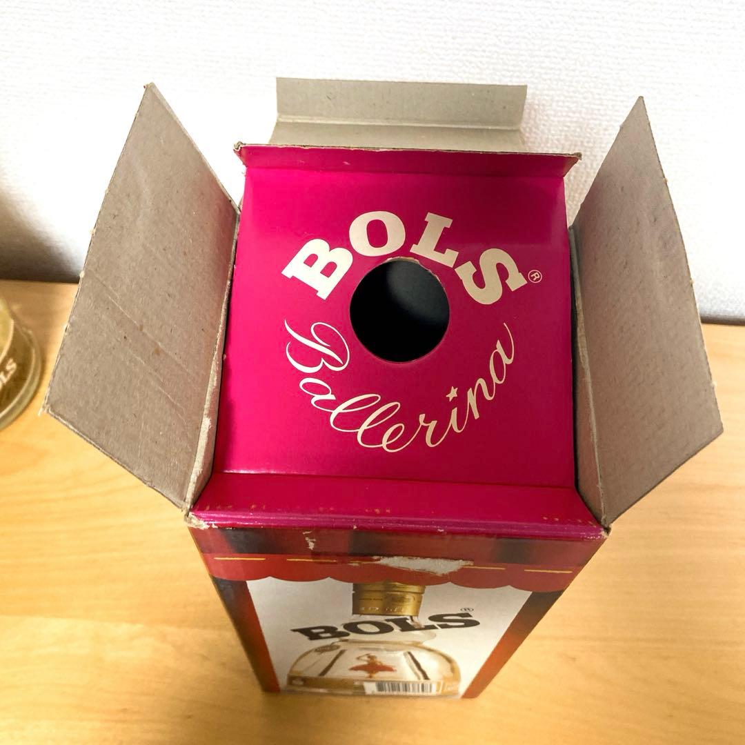 ①【希少】BOLS バレリーナ リキュール　未開栓 オルゴール動作確認　箱あり