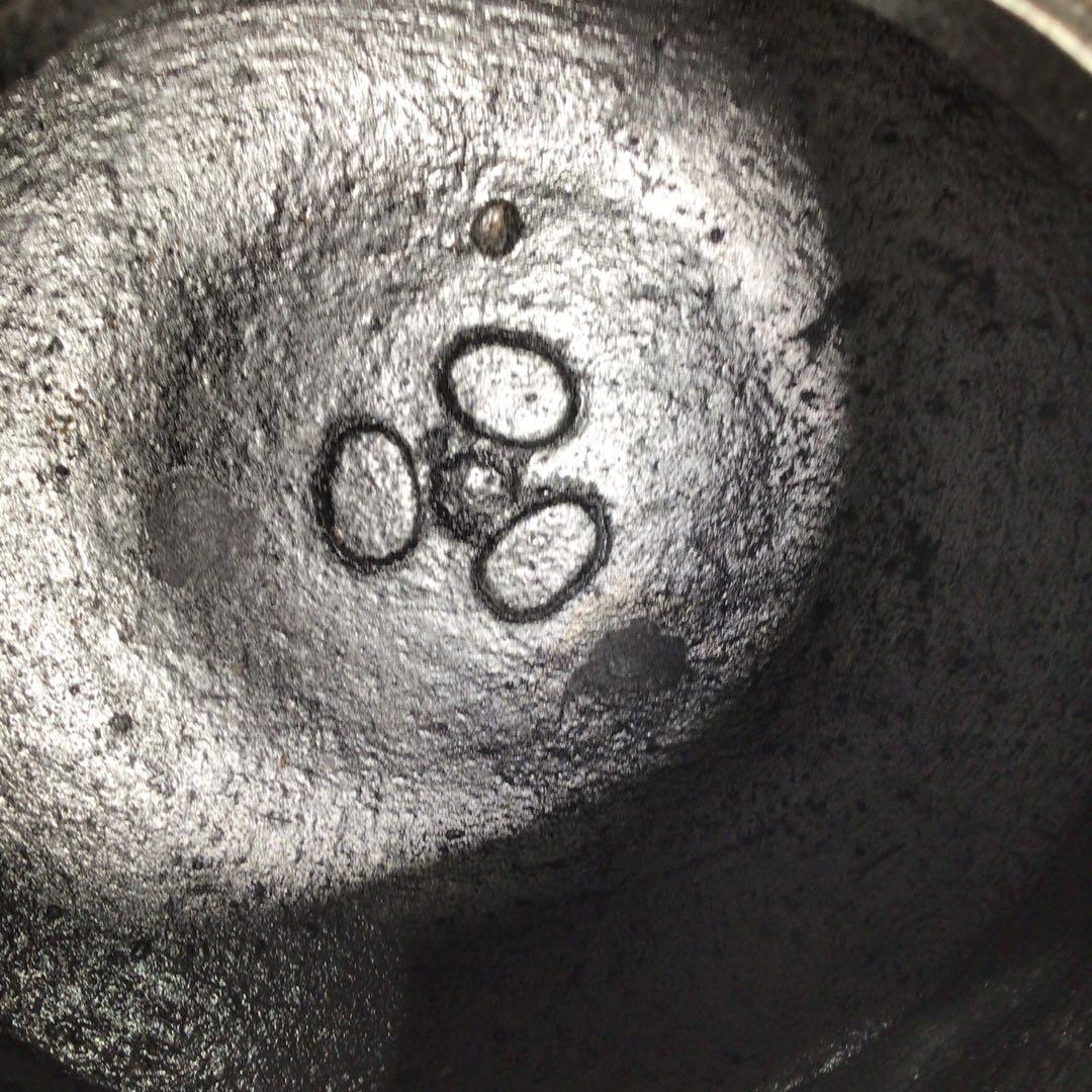 Ｎ６０２　茶釜　『釜師　金森紹栄造』『弾肌』『立口釜』　共箱　茶道具