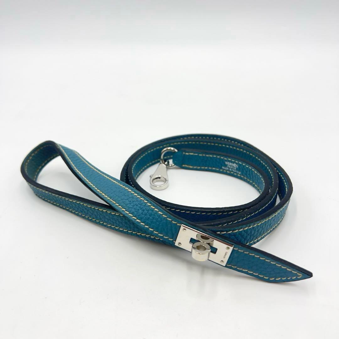 ✨美品✨HERMES ケリー ブルージーン 首輪・リードセット