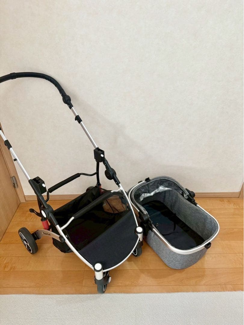 CARINOⅢピッコロカーネ　カリーノ3 未使用ペットカート　グレー