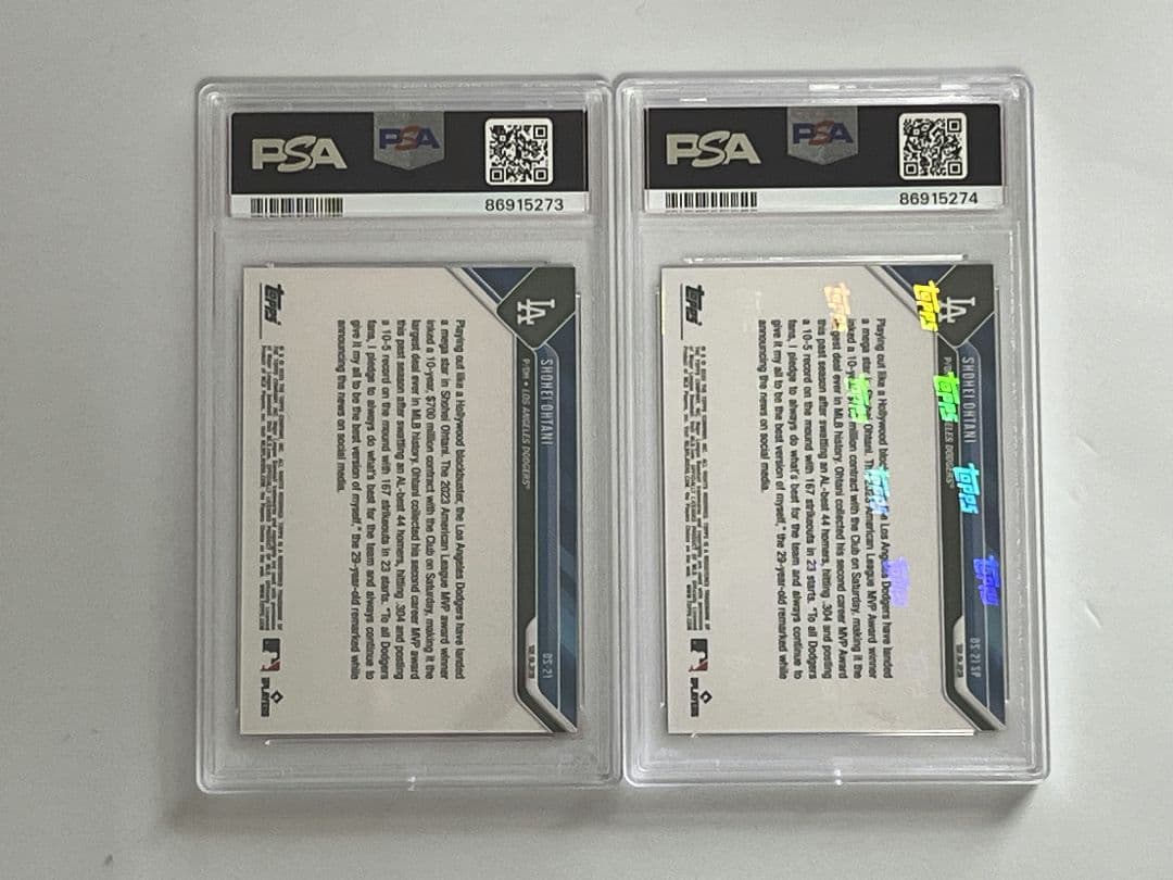PSA 連番 Topps Now 大谷翔平 SP Variation