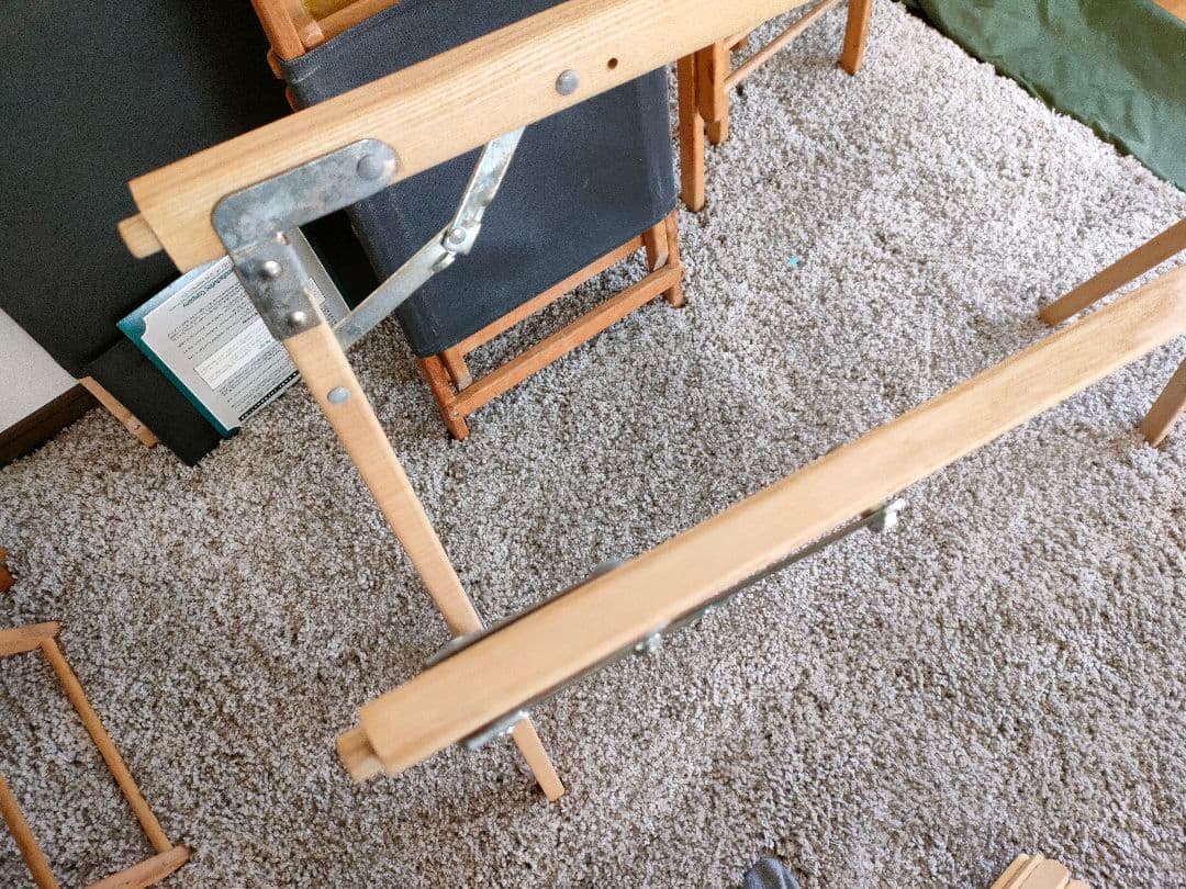 Momuです。　木製キャンプテーブル 収納バッグ付き