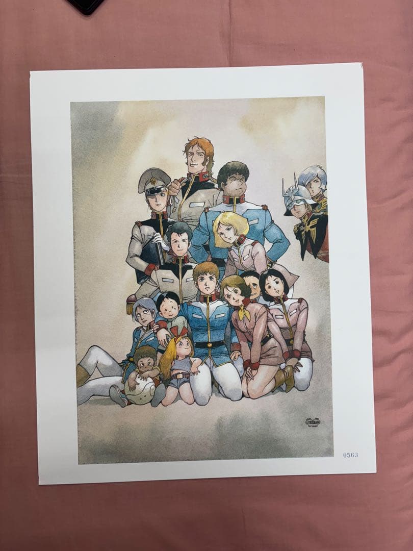 安彦良和/機動戦士ガンダム　20周年記念　 リトグラフ2枚組