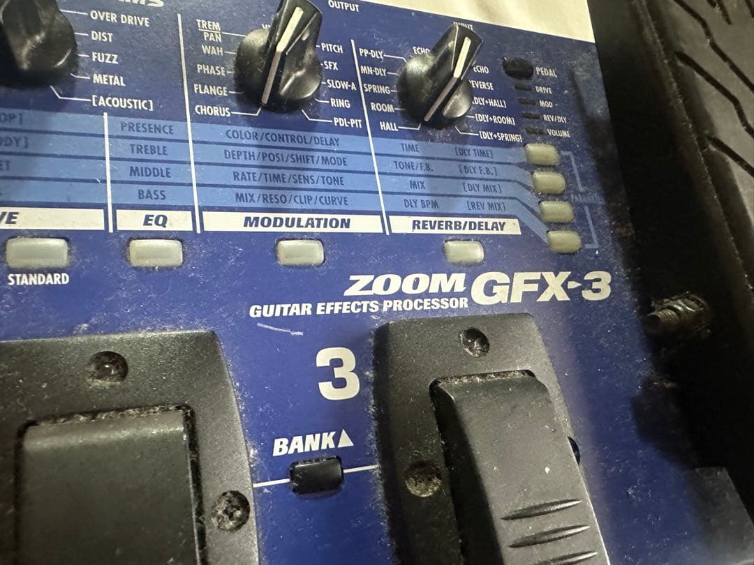 ZOOM GFX-3 ギター　マルチエフェクター