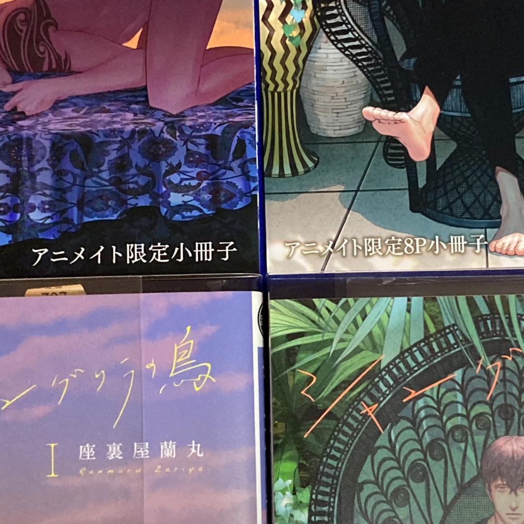 *新品*座裏屋蘭丸*シャングリラの鳥Ⅰ+Ⅱ*アニメイト有償特典小冊子*全初版