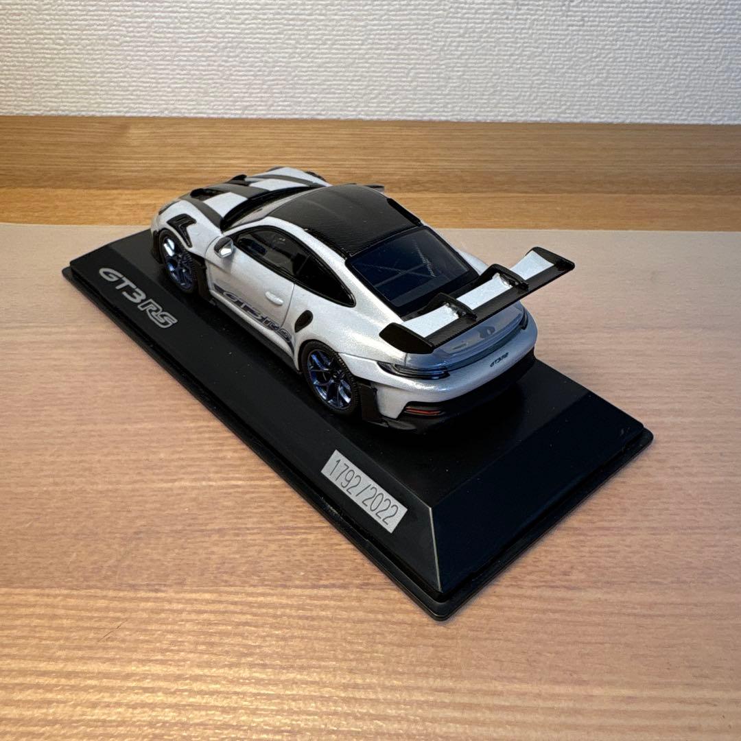 porsche ポルシェ　911 GT3 RS 1/43 ミニカー　アイスグレー