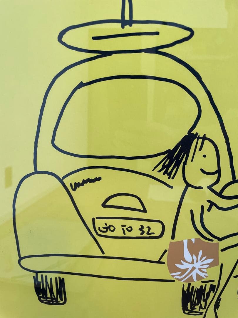 豊田弘治　サイン入り　palm graphics  ポスター