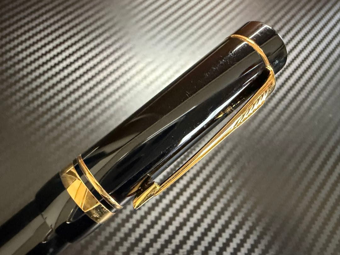 極上品 パーカー デュオフォールド ブラック M インターナショナル 万年筆