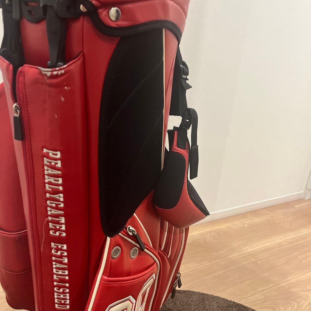 PEARLY GATES キャディバッグ 89 レッド