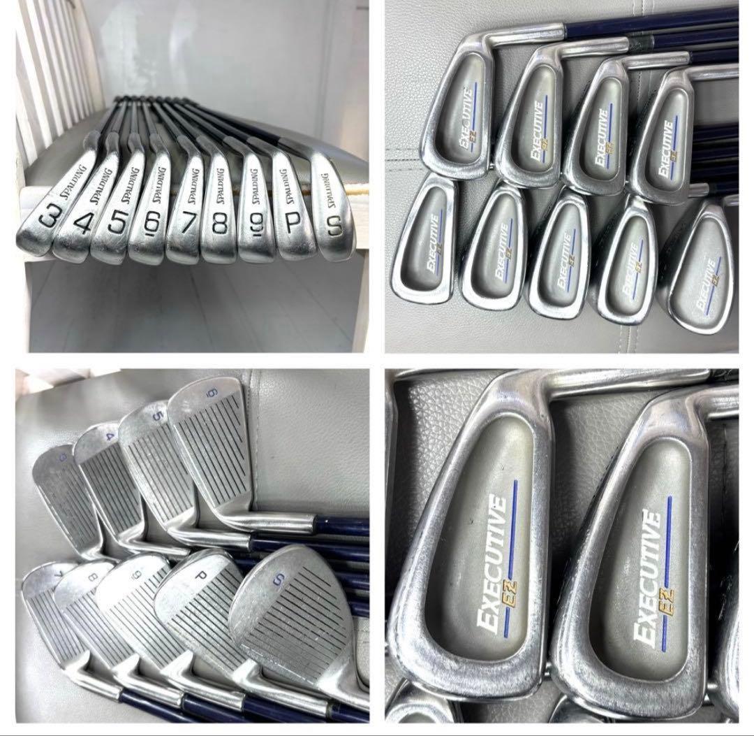 ゴルフクラブ　セット 赤/白 キャディバッグ付き