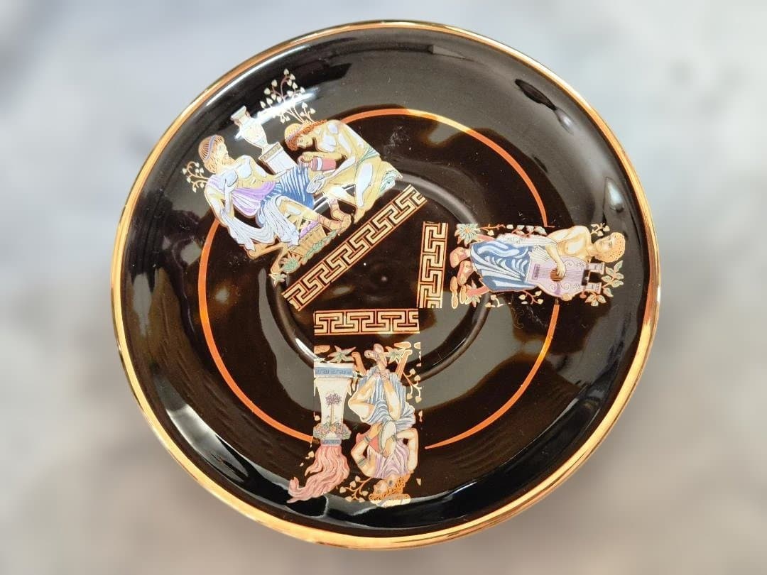 24K使用、ギリシャのハンドメイドティーポットとカップセット