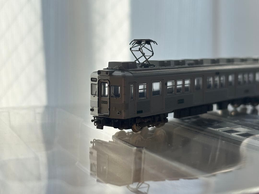 鉄コレ N化済 南海6000系(なつかしのステンレス無塗装) 4両+2両セット