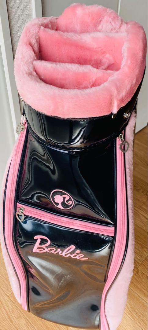 Barbie ゴルフバックレディース　ブラック（エナメル）