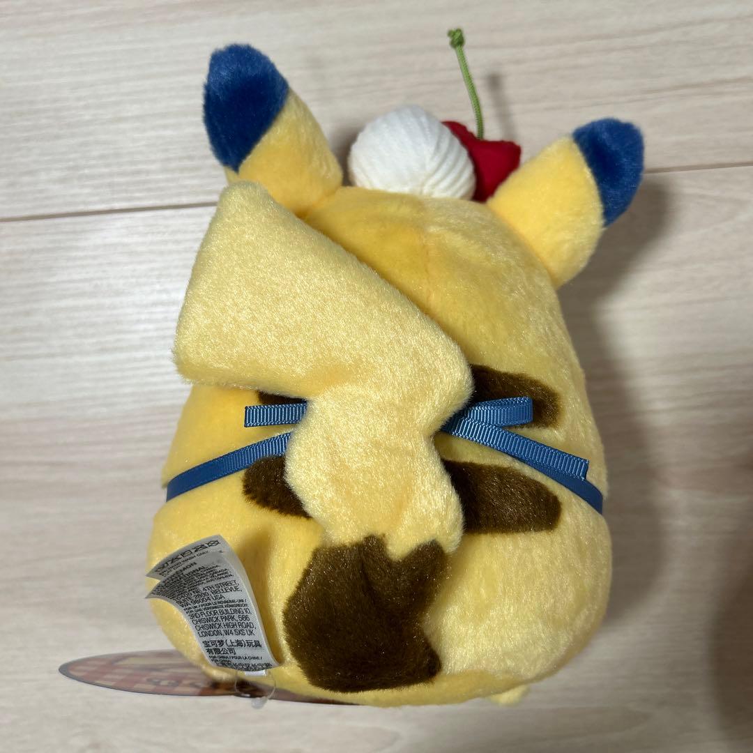 PIKACHU DINER ハンバーガー&ハート マスコット　ぬいぐるみ　ポーチ