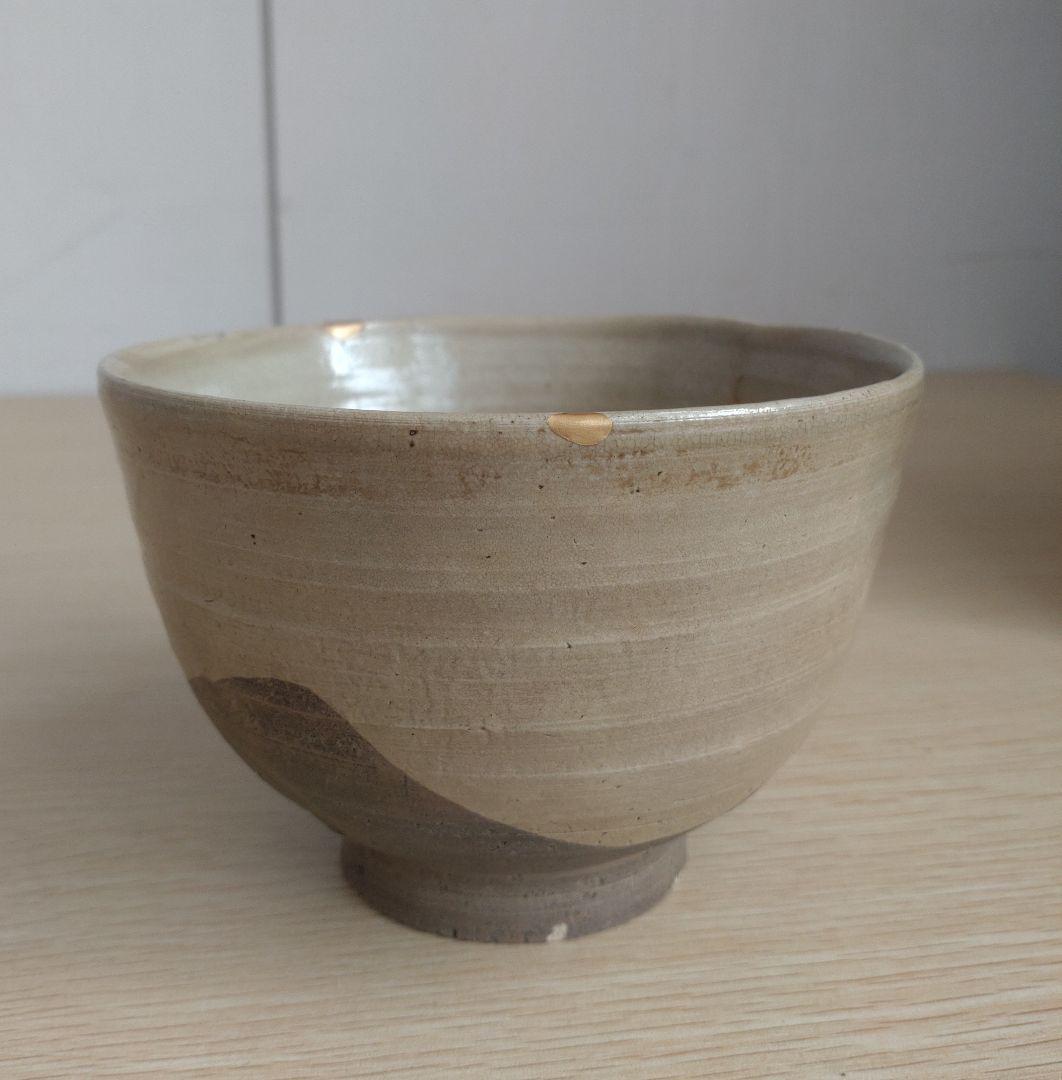 【江戸時代　蔵出し】対州　堅手　大井戸茶碗　唐津　李朝　割高台　青井戸　真熊川