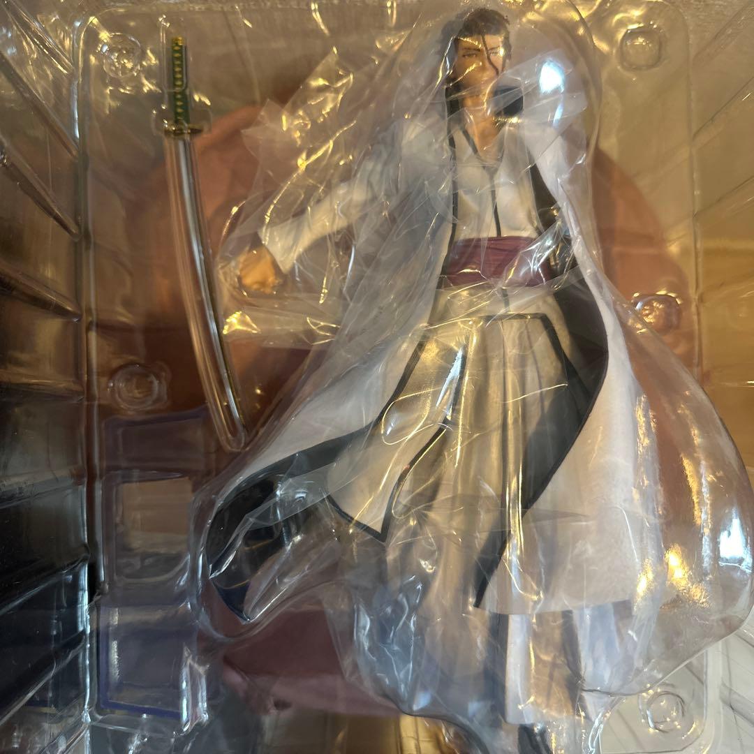 一番くじ　BLEACH B賞 藍染フィギュア　D賞ビジュアルスタンド付き