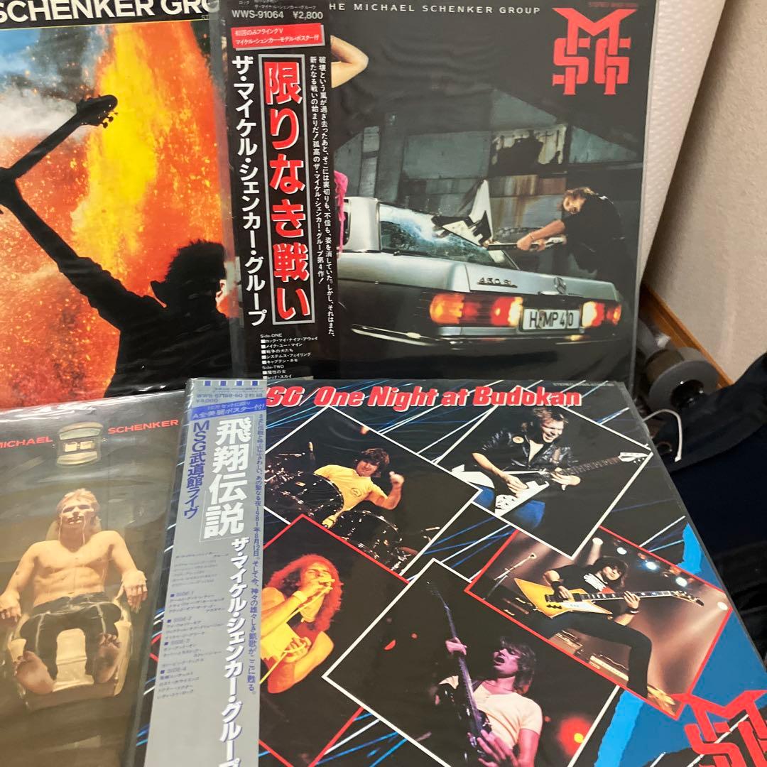 【希少/帯付多数】マイケル・シェンカー・グループ LPレコード 5枚セットMSG