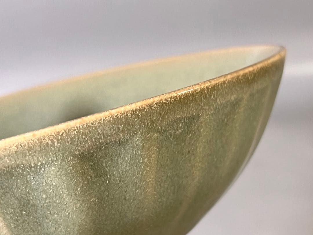 DT644 古い 中国 唐物 青磁 碗 茶道具