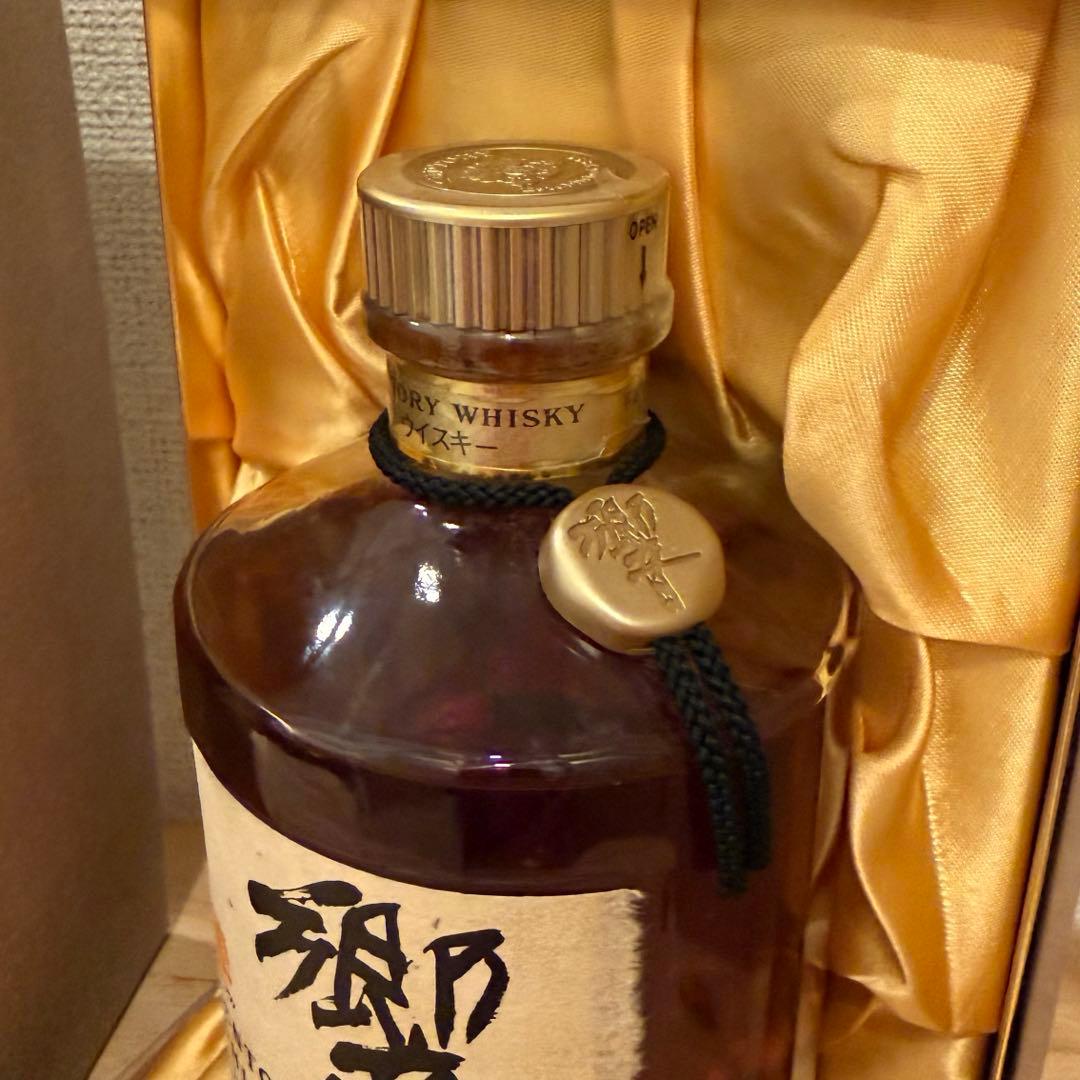 響ゴールドキャップGOLDCAP箱入 希少旧ラベルHIBIKI SUNTORY