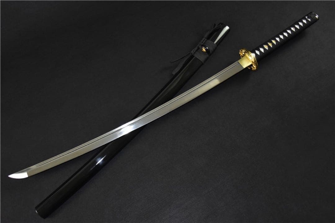 黒刀暗影 高級本格居合刀 美術刀 刀装具 模擬刀 日本刀 模造刀 鑑賞用 武具