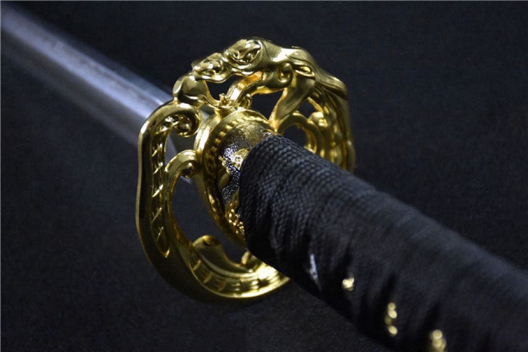 黒刀暗影 高級本格居合刀 美術刀 刀装具 模擬刀 日本刀 模造刀 鑑賞用 武具