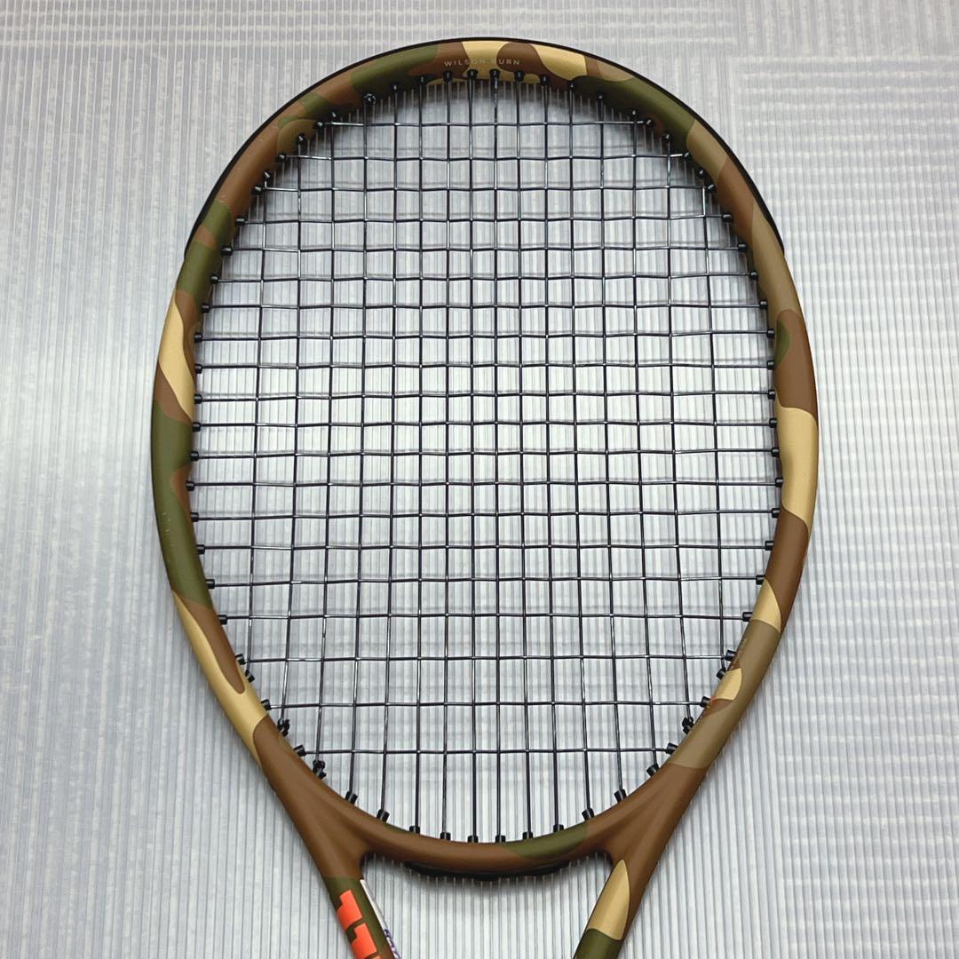 【美品】Wilson BURN 95 カモフラージュ テニスラケット G2