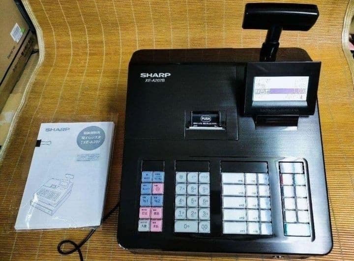 美品シャープレジスター　XE-A207　PC連携売上管理設定無料　999909