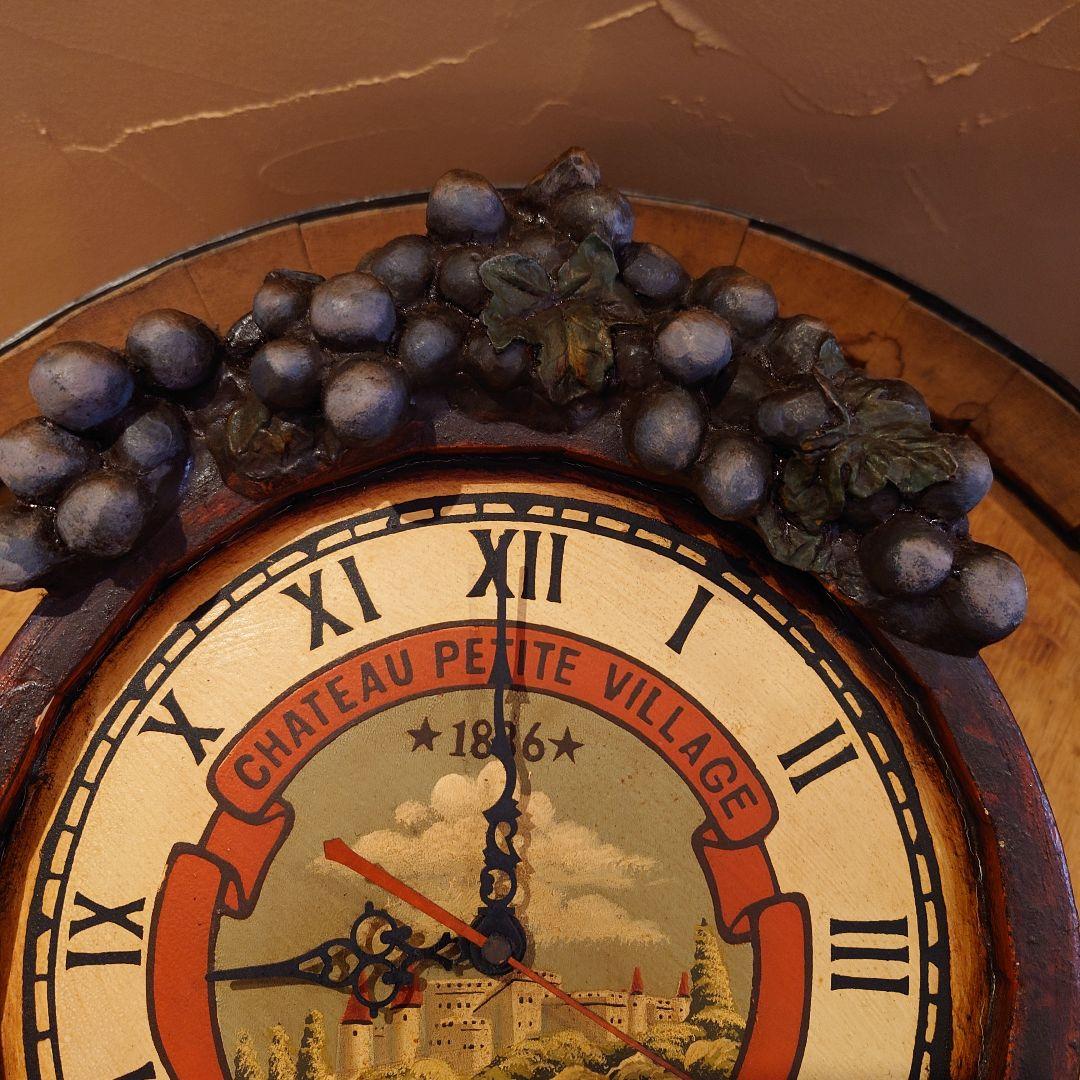 ワインクロック掛け時計　ロジャー.ラッセル社製 1866年製アンティーク調