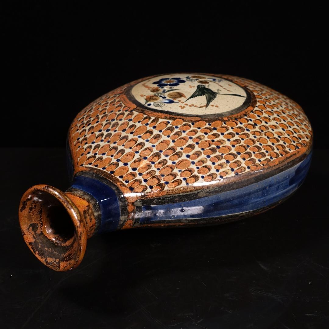 最終値下 ビンテージ トナラ焼 花瓶 メキシコ民芸 飾壷 置物