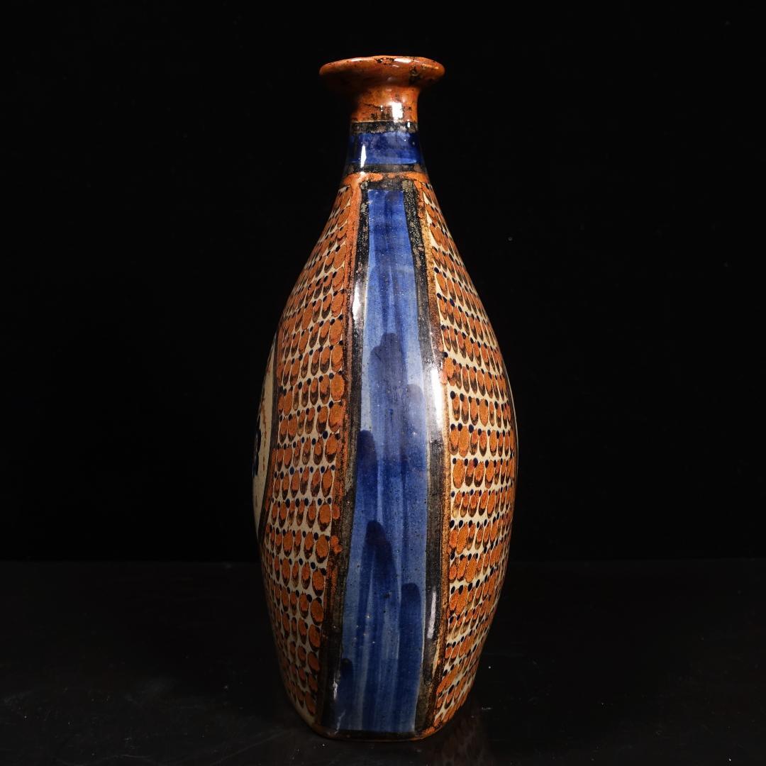 最終値下 ビンテージ トナラ焼 花瓶 メキシコ民芸 飾壷 置物