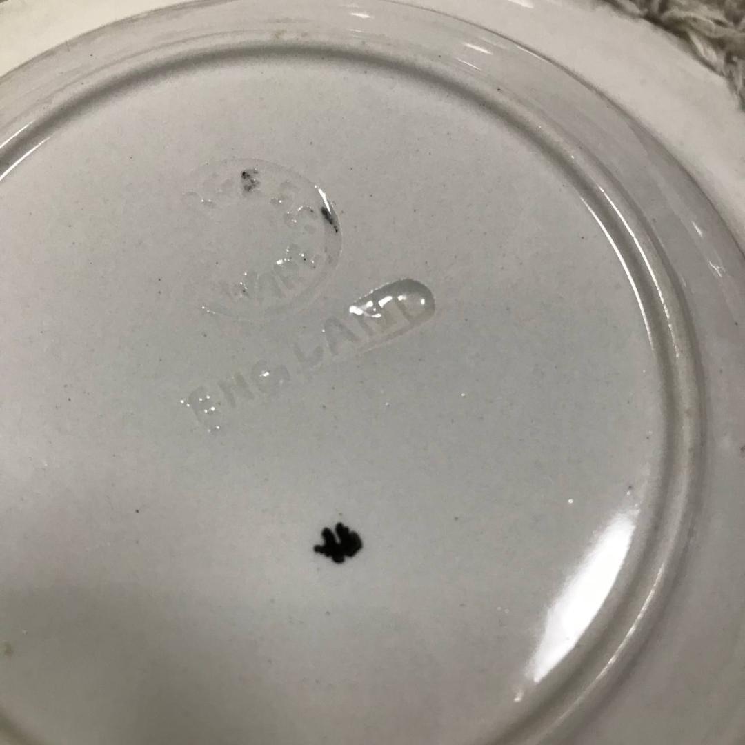 英国陶器　4枚セット R.H. Plant 19世紀？Tuscanウェッジウッド