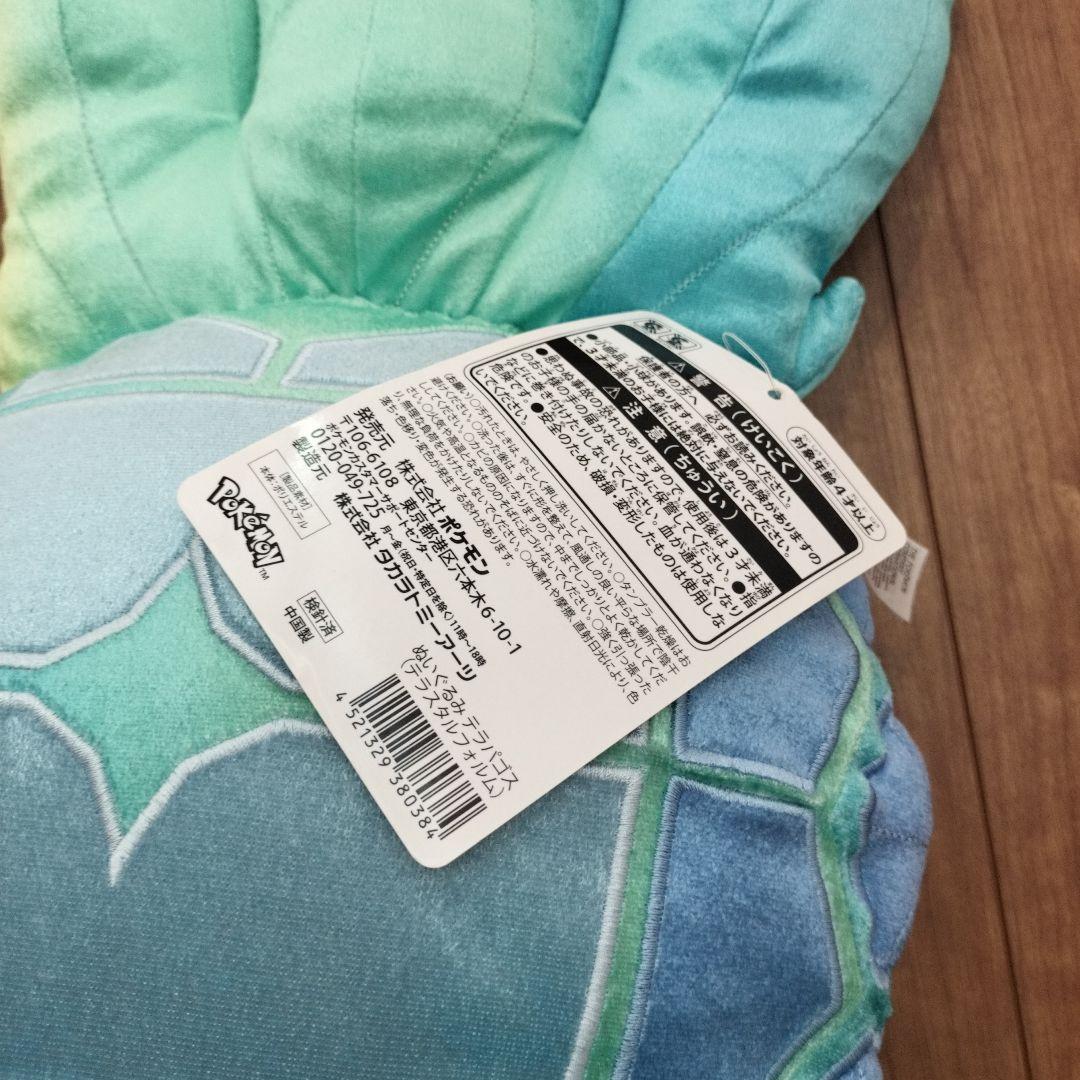 ポケモンセンター　テラパゴス　テラスタルフォルムぬいぐるみ