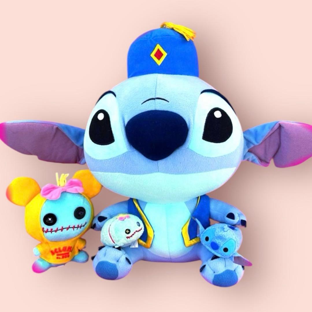 スティッチ　スクランプ ぬいぐるみ Stitch ディズニー　激レア　4点セット