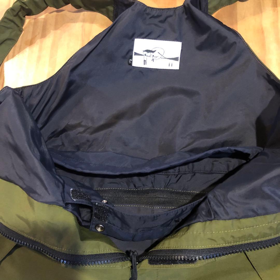 ii green clothing キッズ スノーボードウェアビブパンツ L