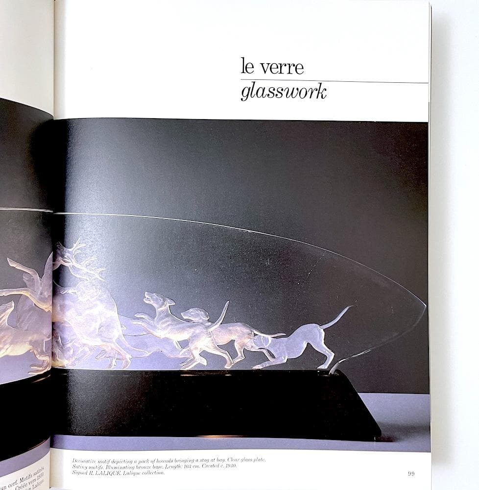 絶版本 LALIQUE ルネ・ラリック ガラス工芸作品 写真集