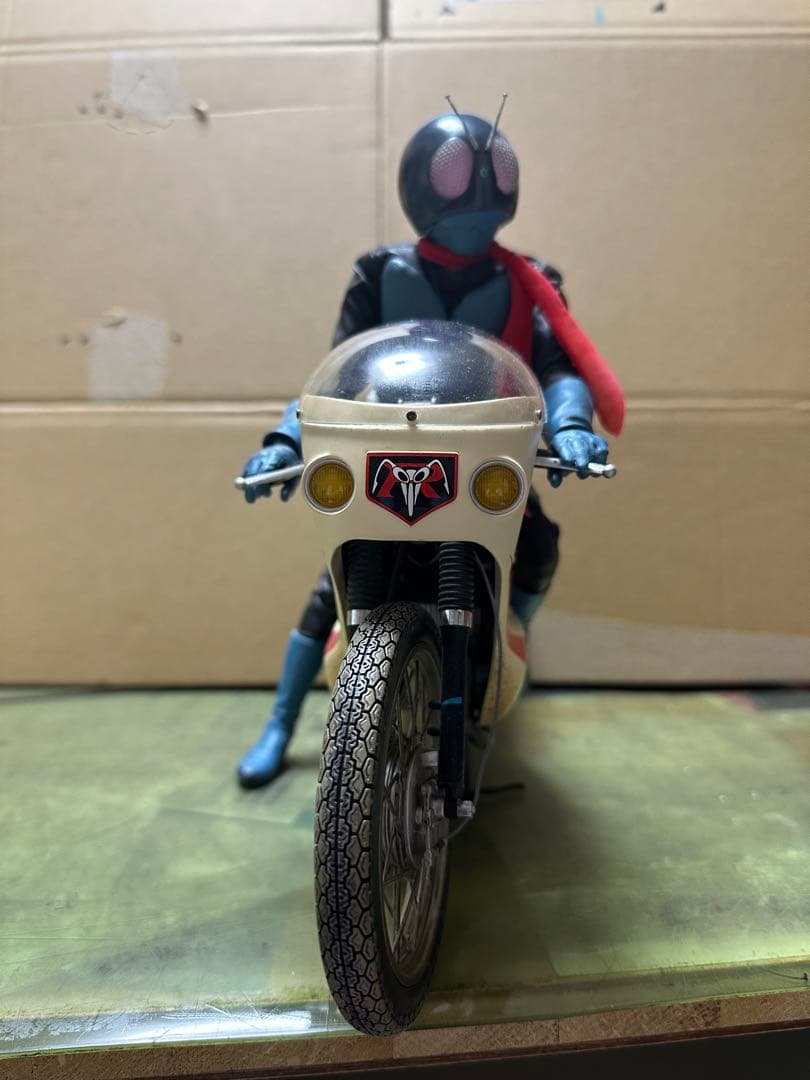 リアルアクションヒーローズ DX 仮面ライダー旧1号 & サイクロン号