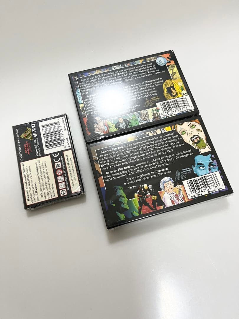 特別枠】イルミナティカード未開封BOX3箱《フリーメイソン》絶版廃盤伝説