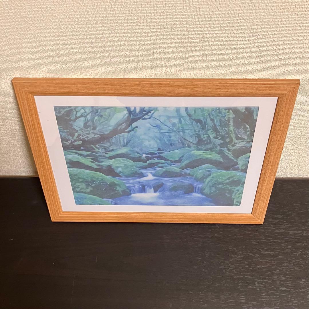 ジブリアート17 カリオストロの城①「決戦前」額縁寸法32.7㎝×24.0㎝