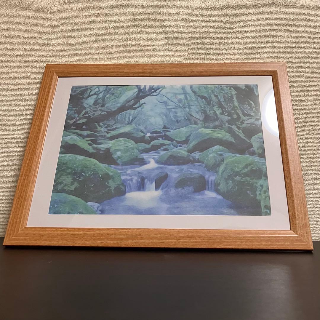 ジブリアート17 カリオストロの城①「決戦前」額縁寸法32.7㎝×24.0㎝