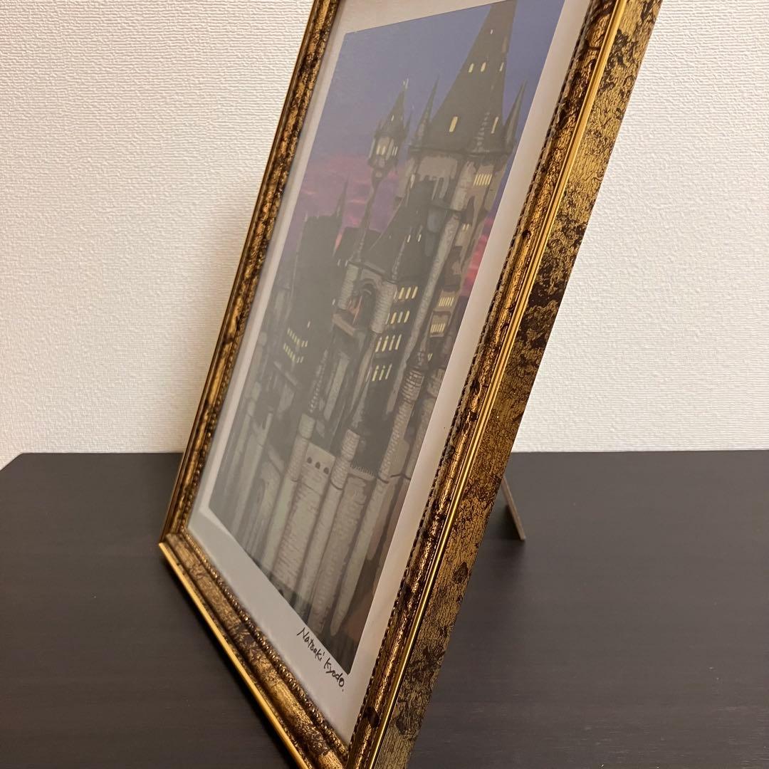 ジブリアート17 カリオストロの城①「決戦前」額縁寸法32.7㎝×24.0㎝