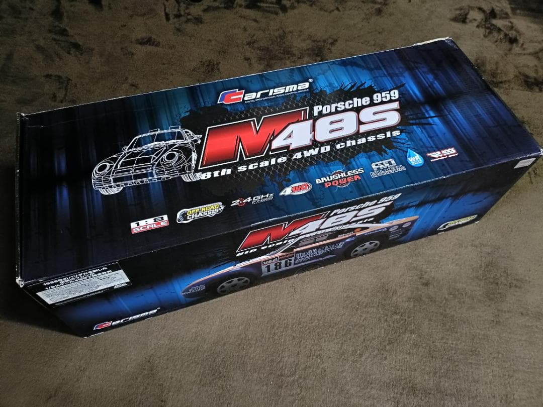 ポルシェ959 電動RCカー 1/8 4WD M48S