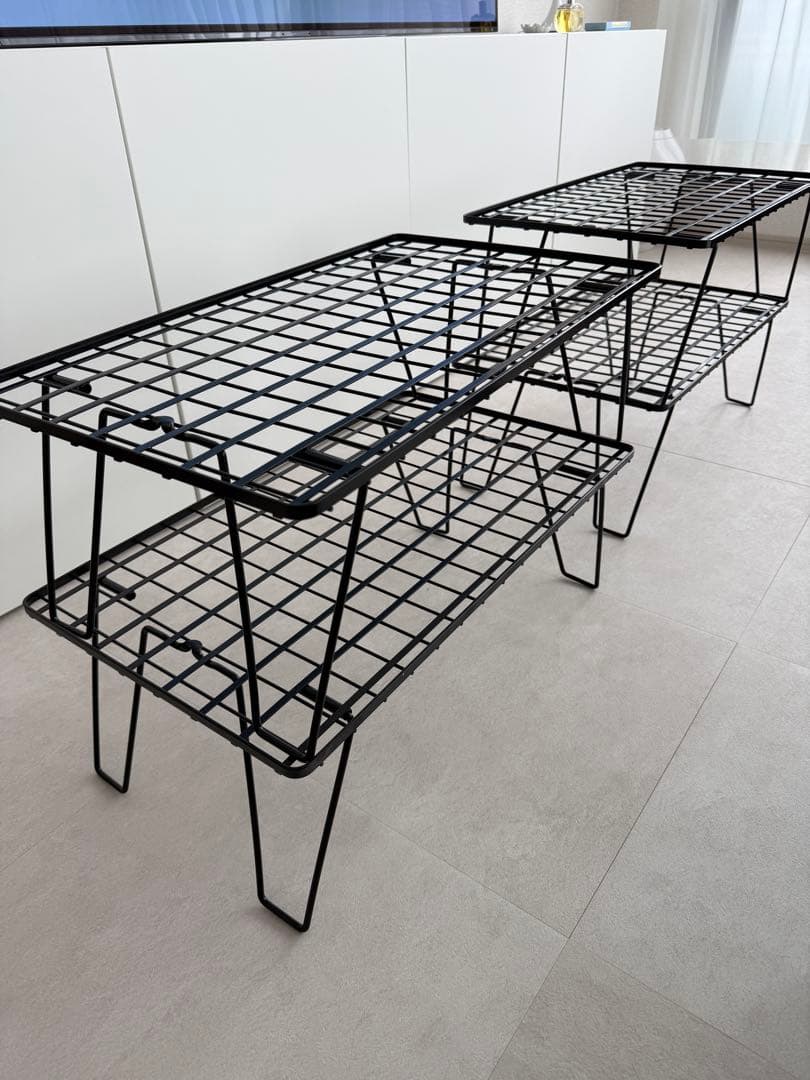 【値引き】CAMP GEEKS フィールドラック 9点セット(ケース付き)