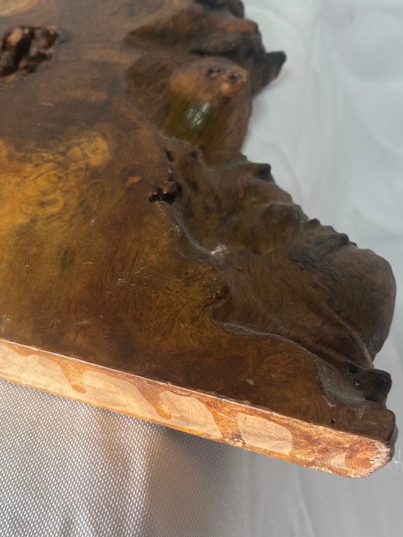 2519❣️ 花梨瘤 衝立 天然木 玉杢 花梨瘤杢