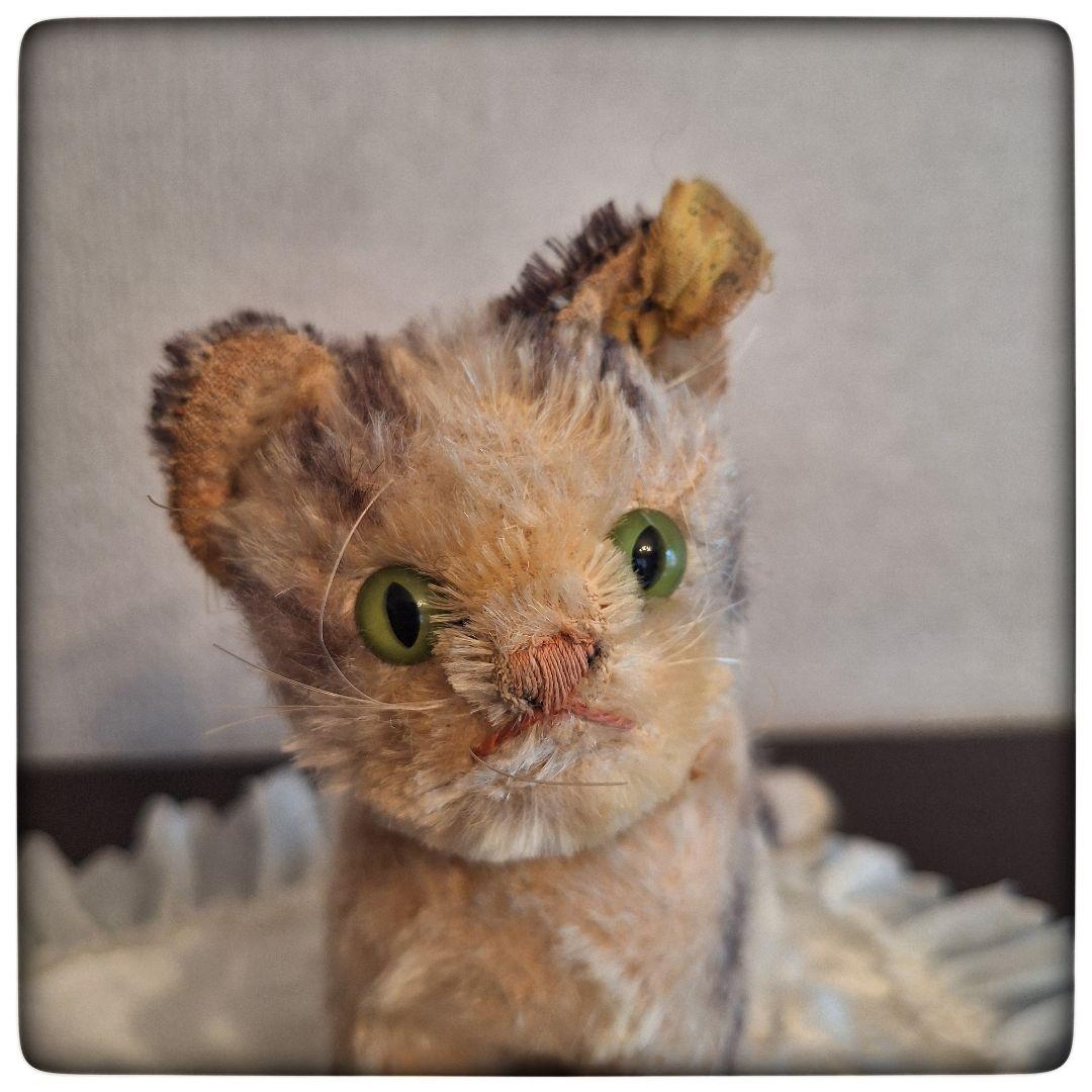 【座り子猫 Susi 14 cm 】ヴィンテージ シュタイフ